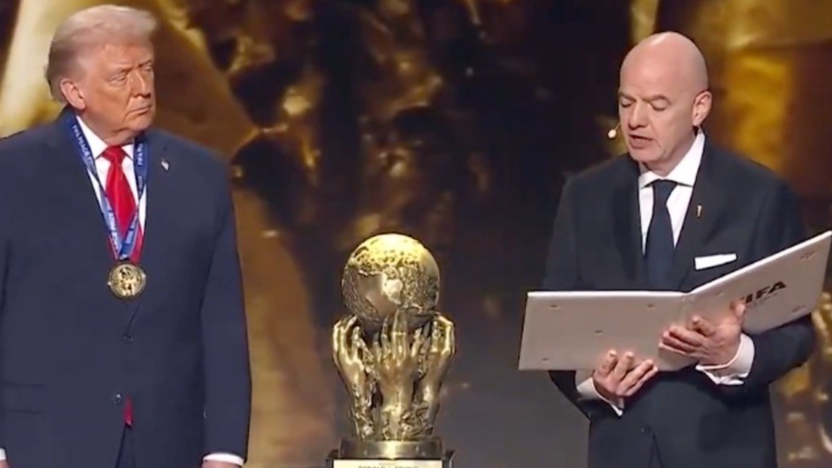 ¡Donald Trump sí ganó el Premio de la Paz!... de la FIFA