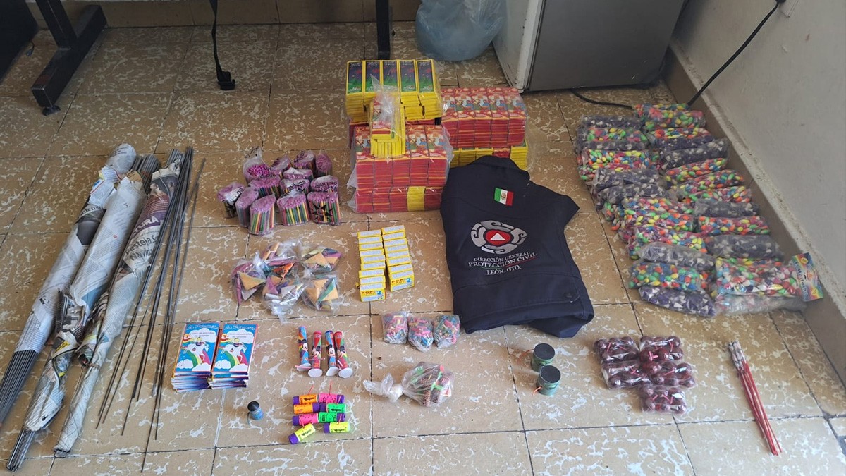 'Juguetería de pirotecnia' puede confundirse con dulces o activarse por fricción