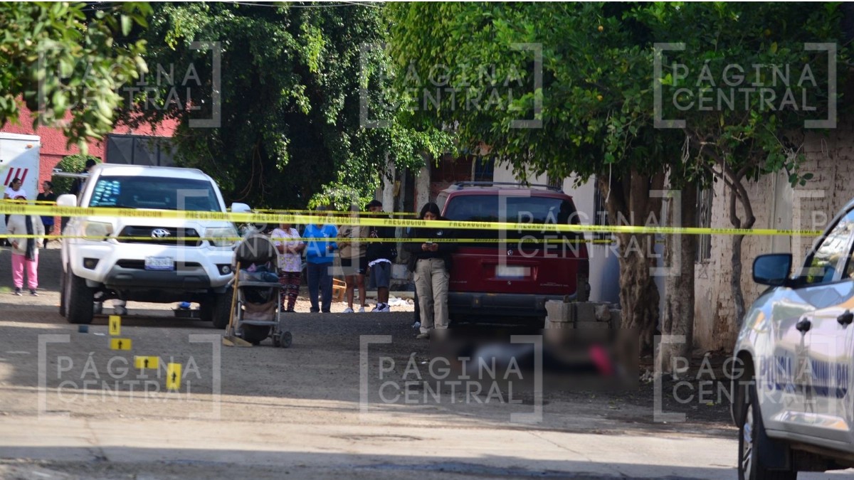 Santa limpiaba la entrada de una casa cuando fue atacada a balazos; murió al intentar huir