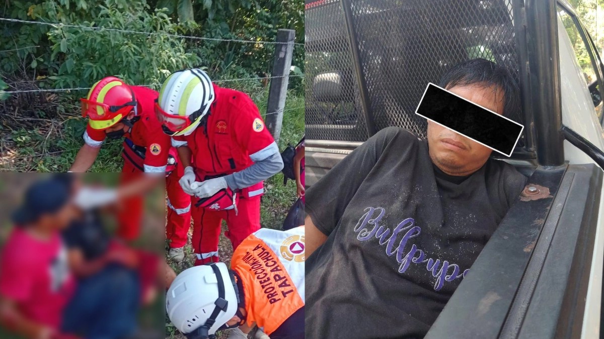 Dos mujeres son atacadas con un machete; los agresores fueron detenidos