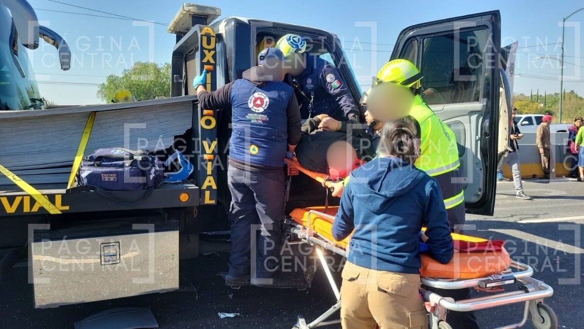 ¡Carambola! Tremendo accidente en el puente La Herradura deja un prensado y tráfico pesado