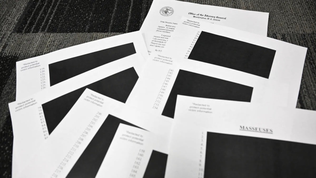 Acusan falta de información: víctimas de Epstein reaccionan a documentos