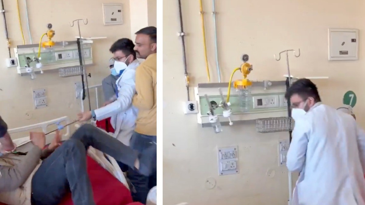 VIDEO Médico pierde el control y golpea a paciente en hospital