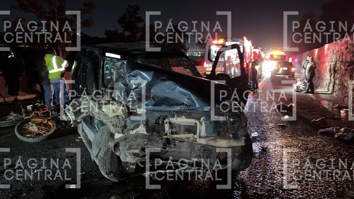 ¡Deja fuerte choque 8 lesionados! Impacto múltiple en la León-Aguascalientes