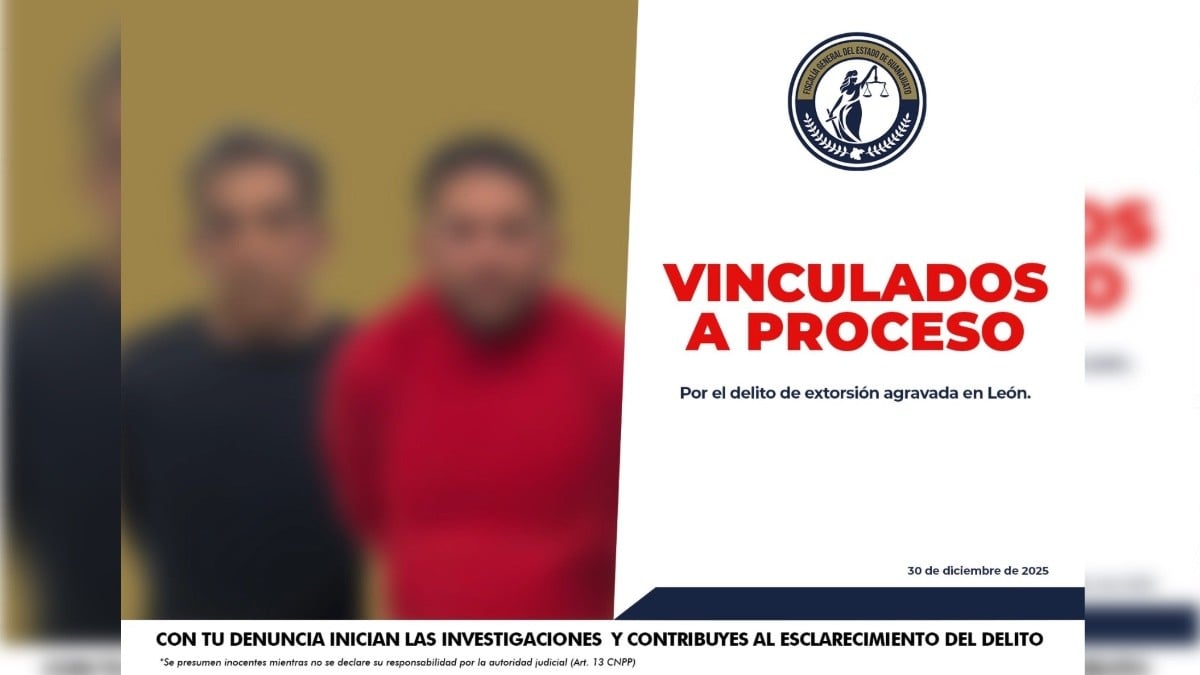 Detienen en flagrancia dos extorsionadores en León