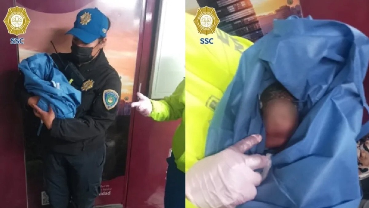 ¡Cumpliendo el deber! Policías asisten parto en terminal de autobuses