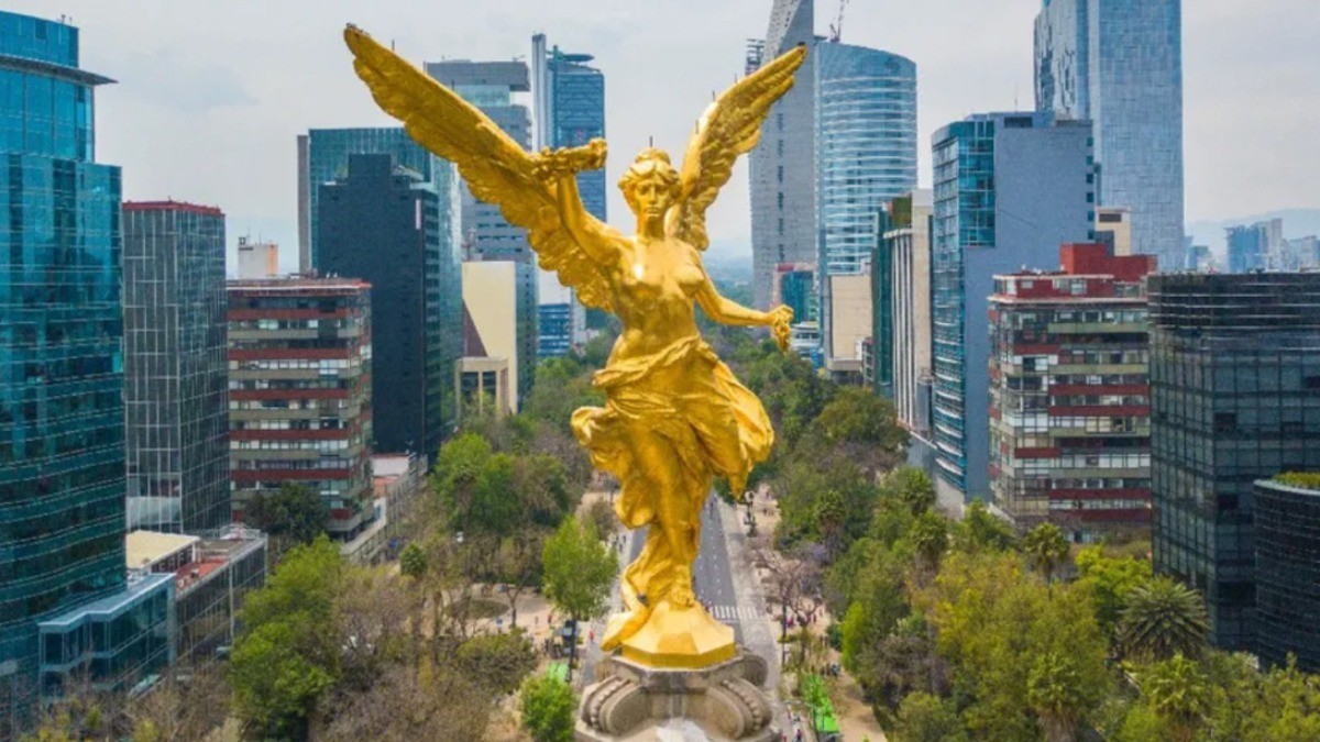 VIDEO Así se balanceó el Ángel de la Independencia tras sismo en México