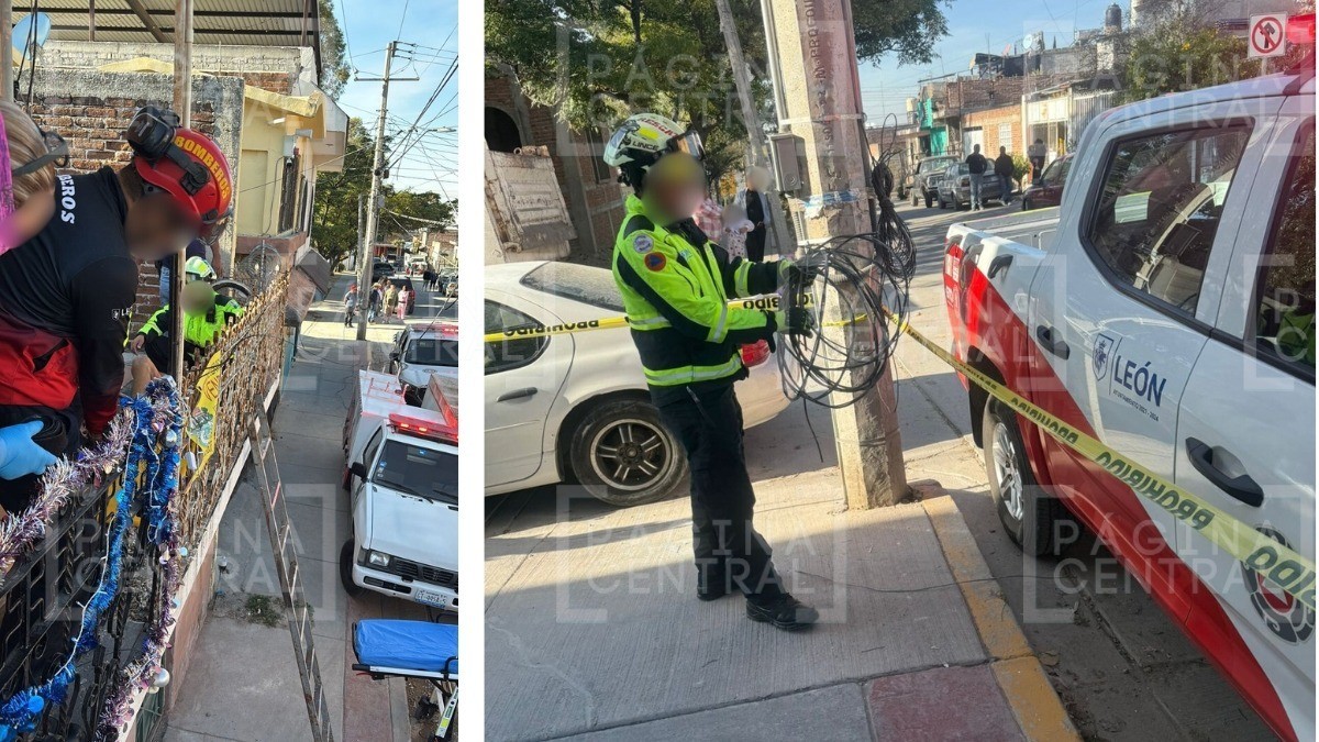 Joven recibe descarga eléctrica, sale disparado y sufre fractura de cráneo severa