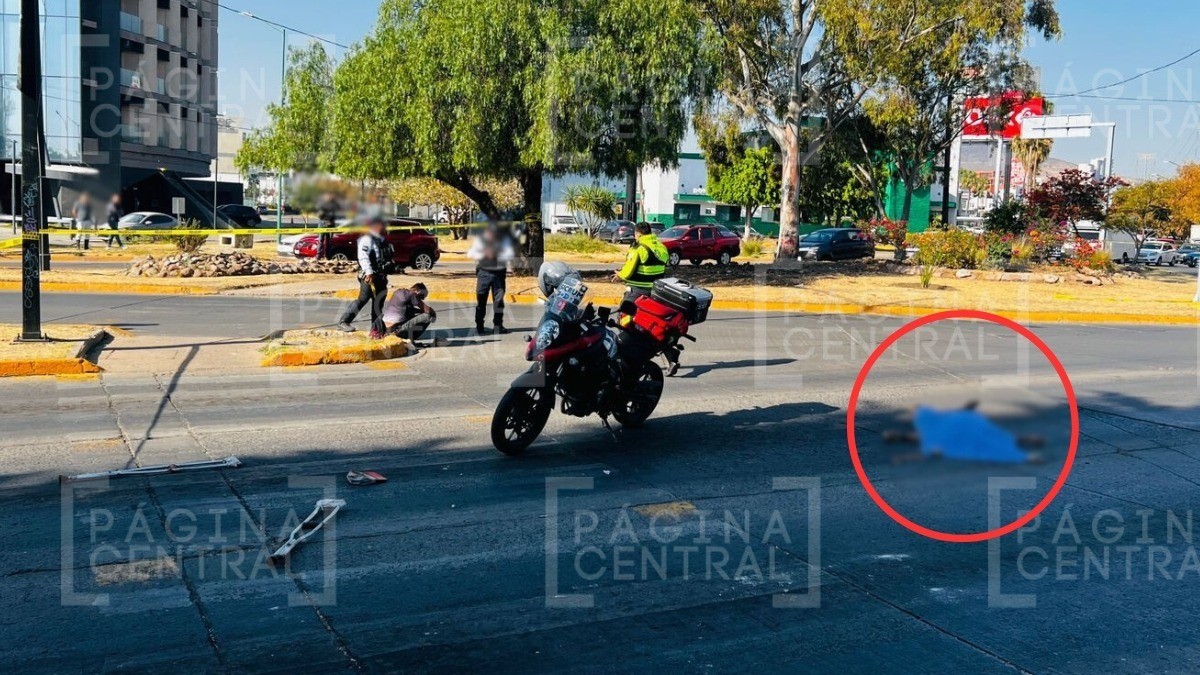 Adulto mayor que pedía ayuda en crucero murió atropellado por camión, quedó a medio bulevar