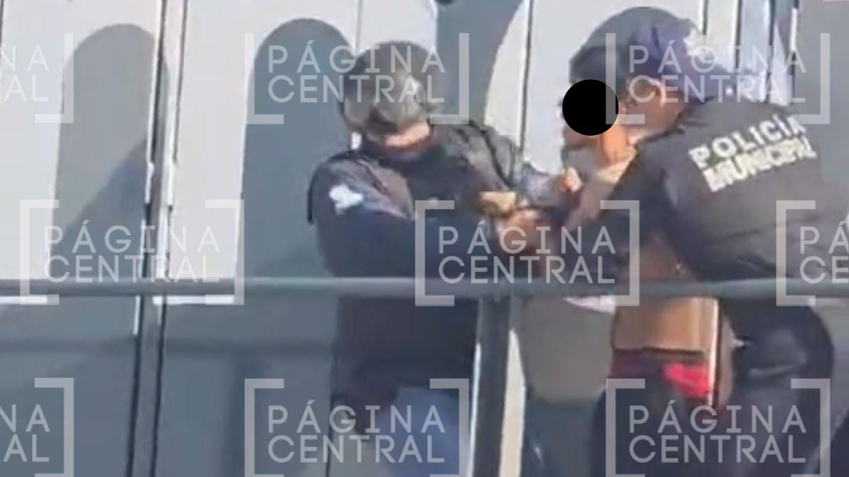 Identifican al joven detenido por entrar y dañar la cabina del tren durante cambio de turno