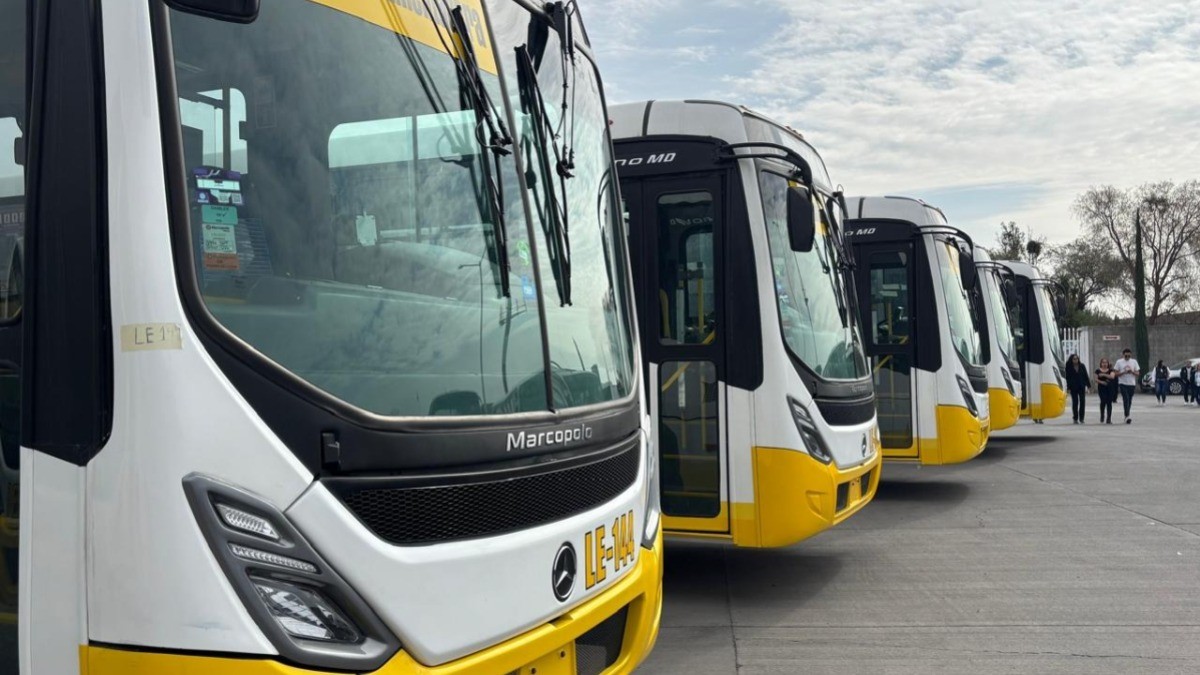 ¡A estrenar! Se suman 45 nuevas unidades a la flotilla del transporte público de León