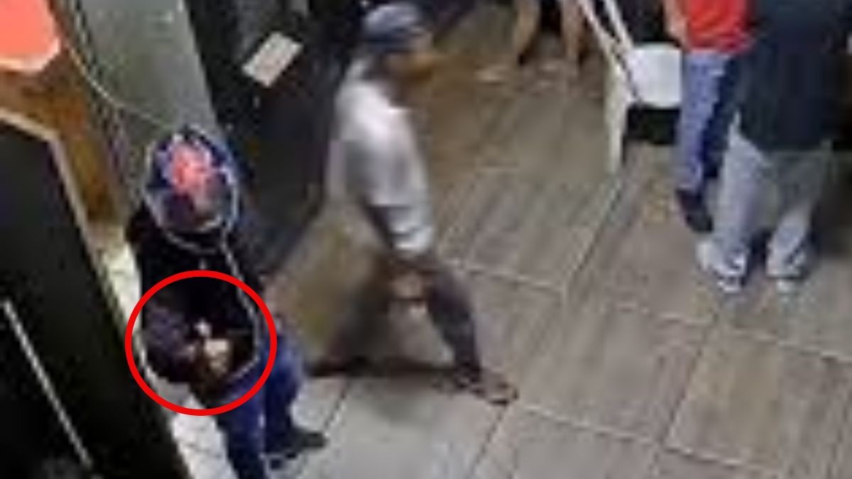 VIDEO Sicario saludó a clientes al entrar: Asesinan a balazos a hombre dentro de bar 