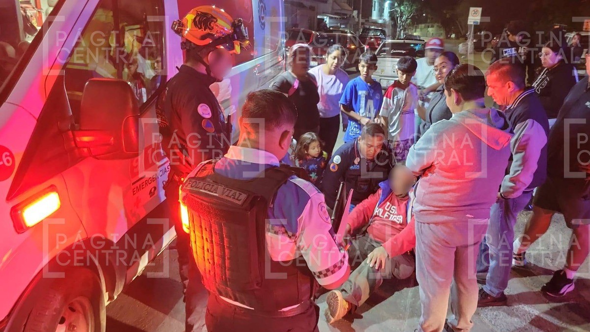 ¡Susto en Valle de Señora! Atropellan a abuelito en el cruce de Oro y Oxígeno