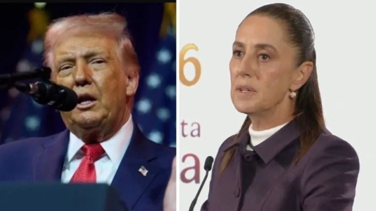 Afirma Trump que habló con Sheinbaum de frontera y narco
