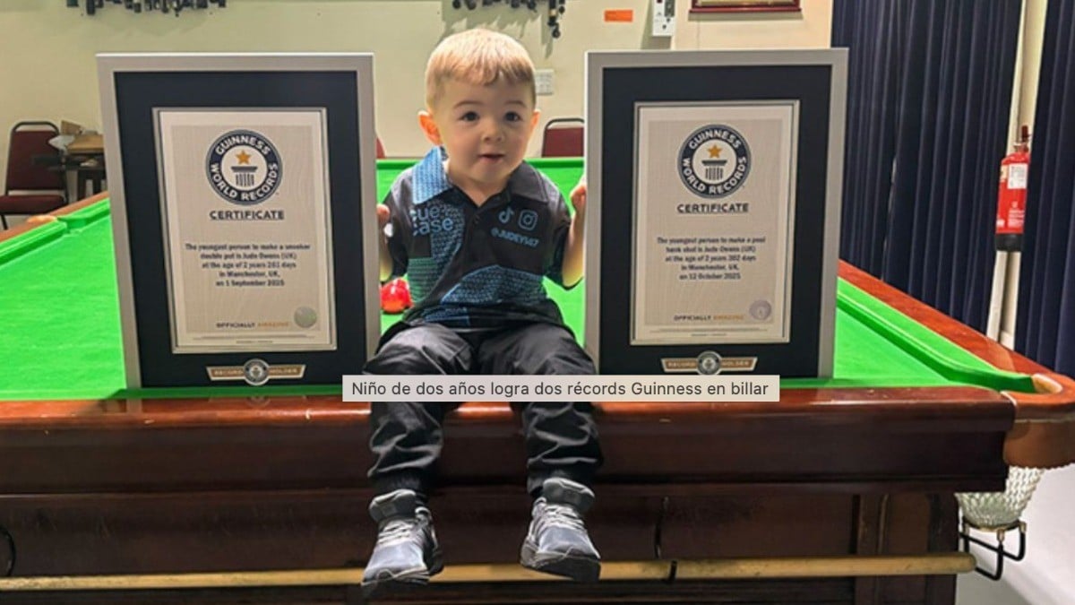 VIDEO Niño prodigio de dos años rompe récords mundiales por este 'don'