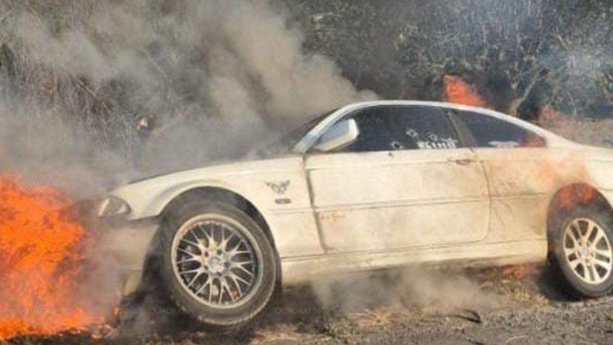 Alcanzó a llamar a su esposa: Hombre es asesinado y localizado carbonizado en su BMW