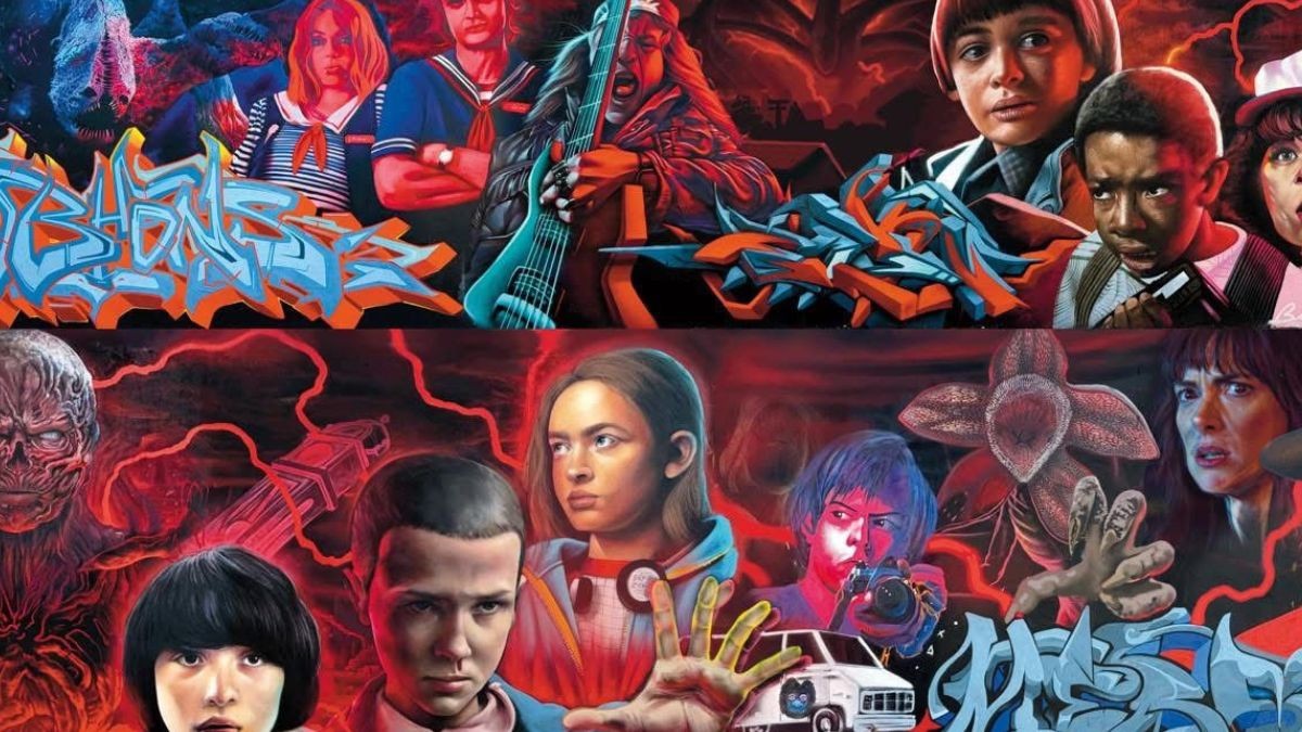 Arte urbano transforma León: Así es el mural inspirado en Stranger Things 