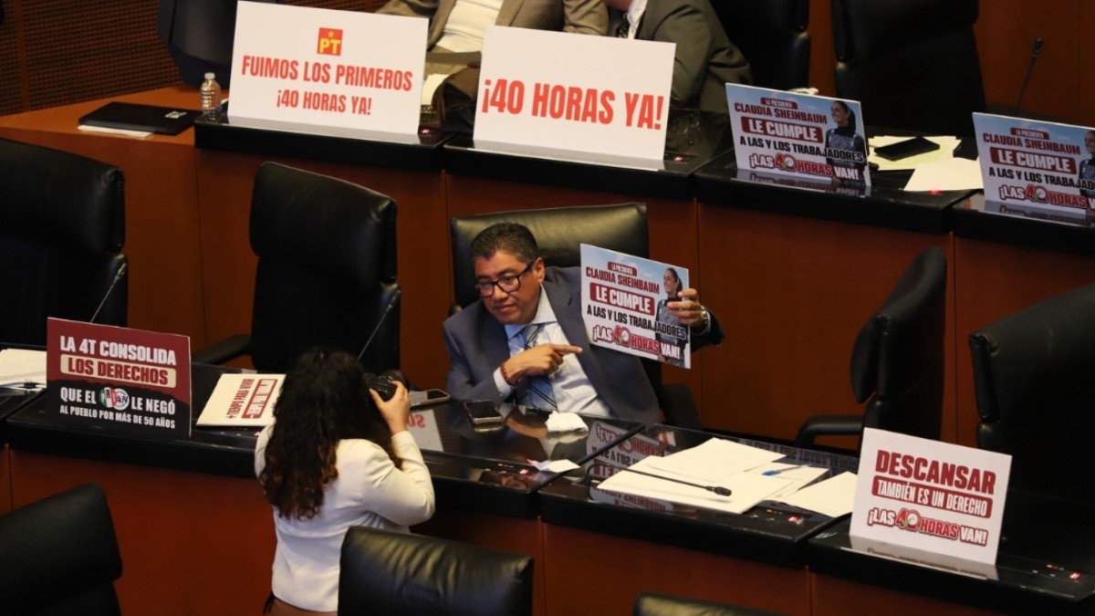 Avala Senado jornada laboral de 40 horas 