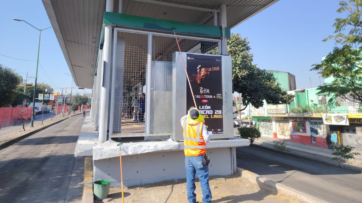 Renuevan 205 paradas del SIT; apuestan por iluminación LED y mantenimiento integral