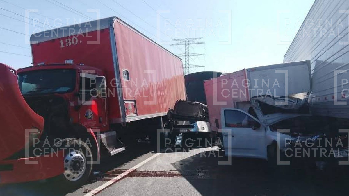 Carambola en la autopista León-Aguascalientes desata caos vial por más de cuatro horas 