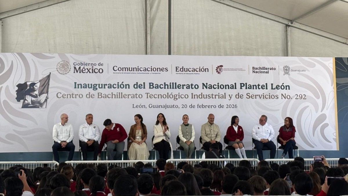 ¡Claudia les promete menos materias! Inauguran CBTIS 292 en esta colonia de León