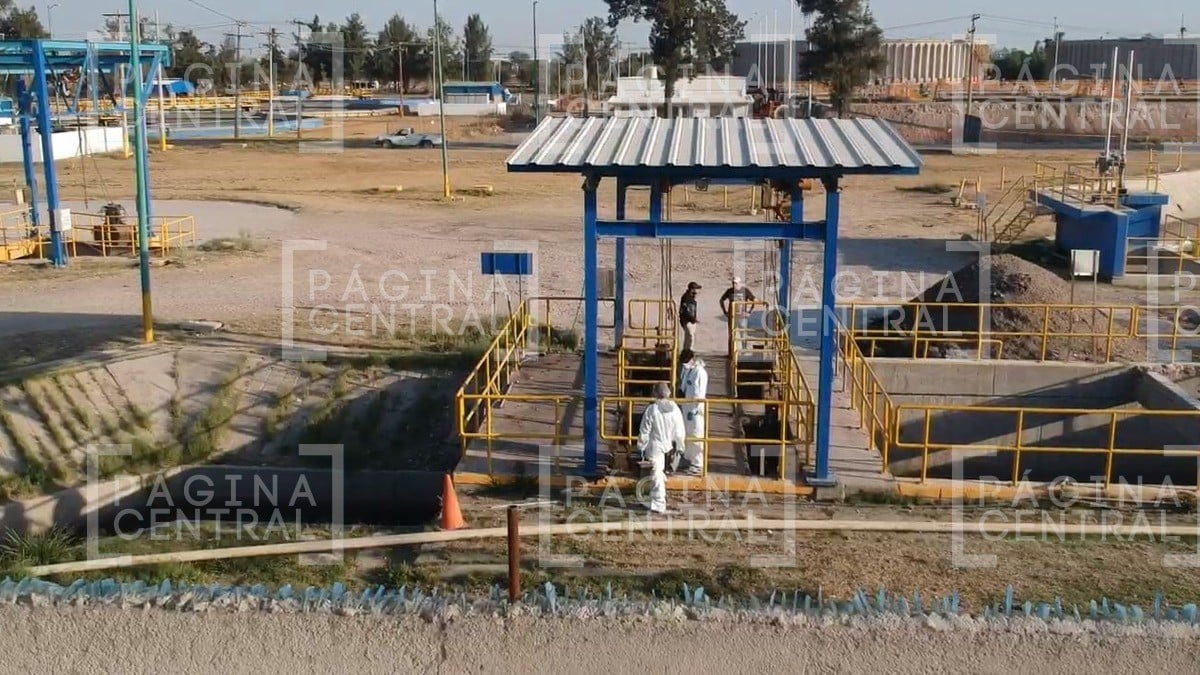 Hallan cadáver atorado en compuerta de esta planta tratadora de SAPAL