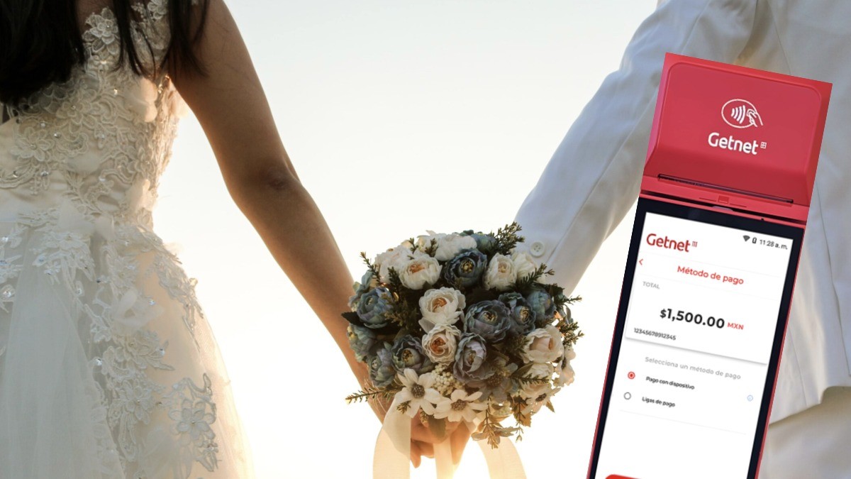 VIDEO Pareja se viraliza por usar terminal bancaria para recibir regalos en su boda