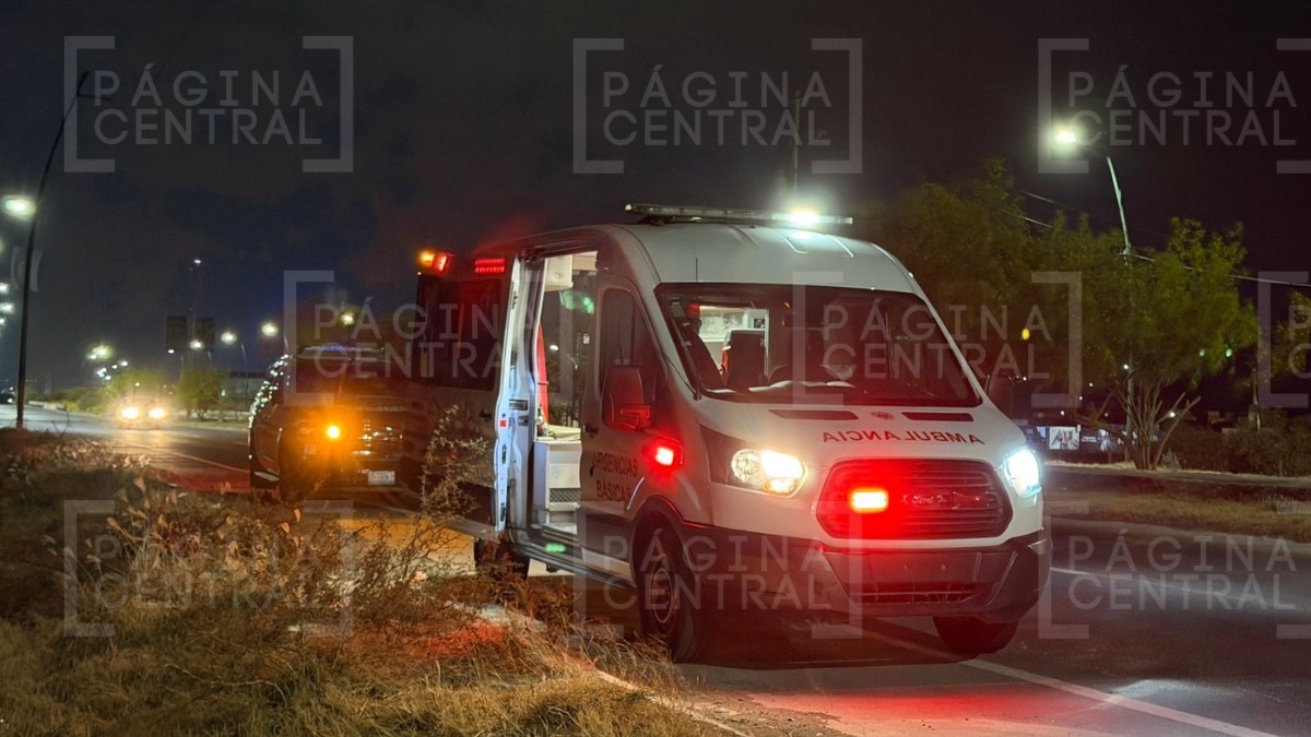 Motociclista lesionado en choque en Eje Metropolitano