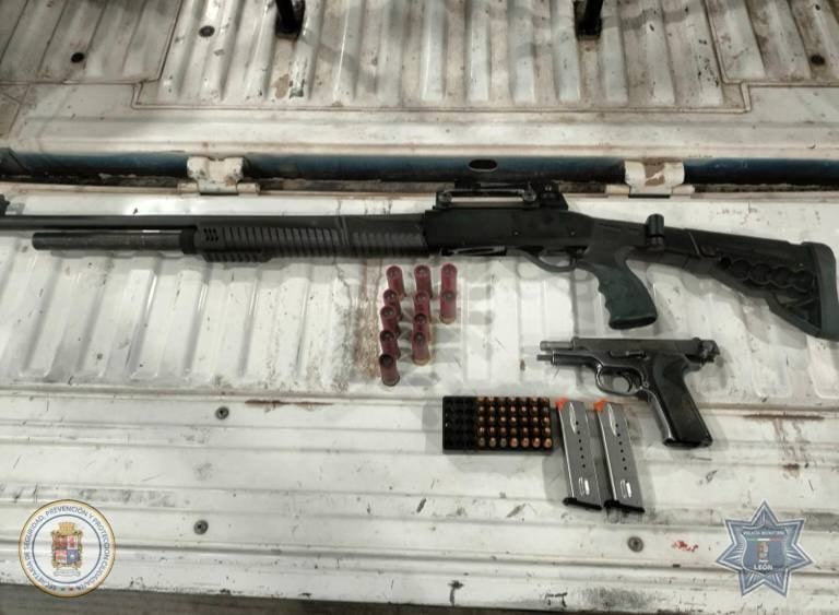 Policía de León aseguró armas en una semana