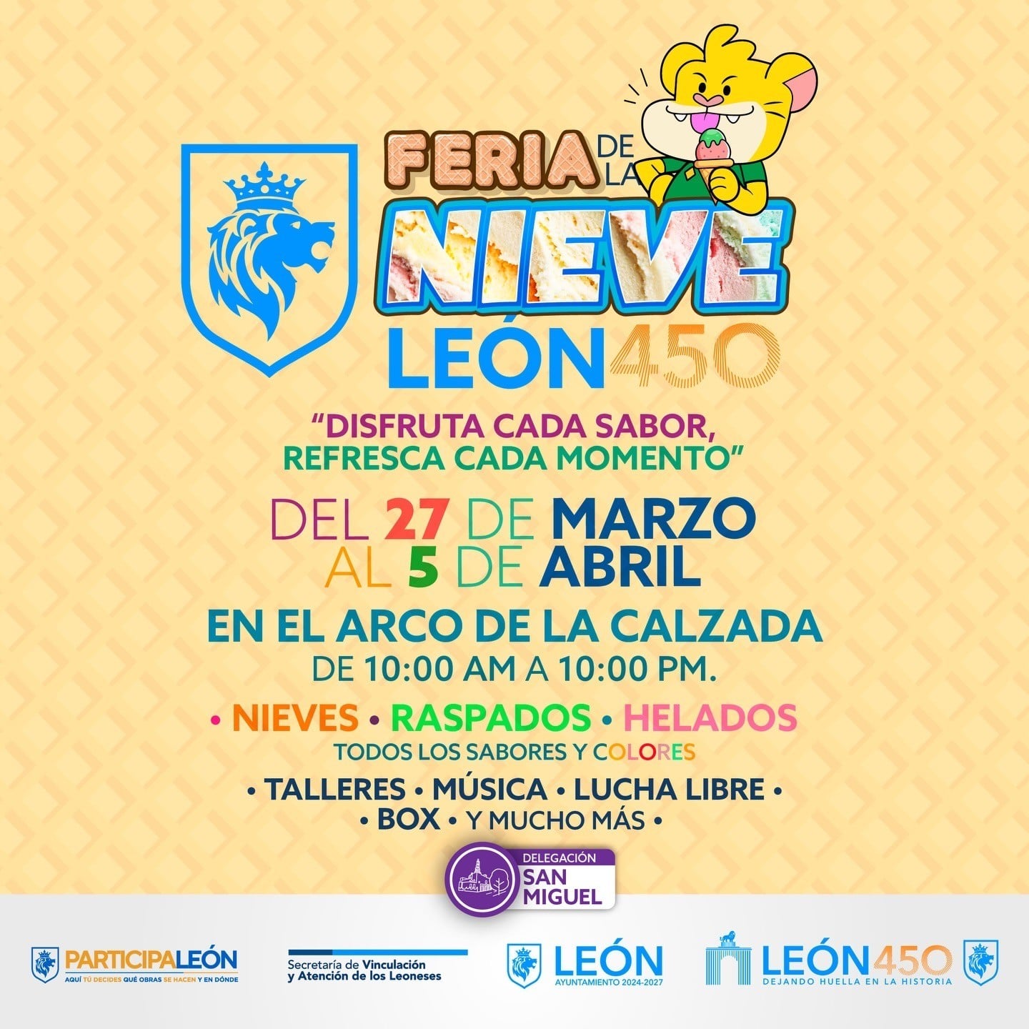 Feria de la Nieve León 450: Neveros, artesanos, talleres y actividades