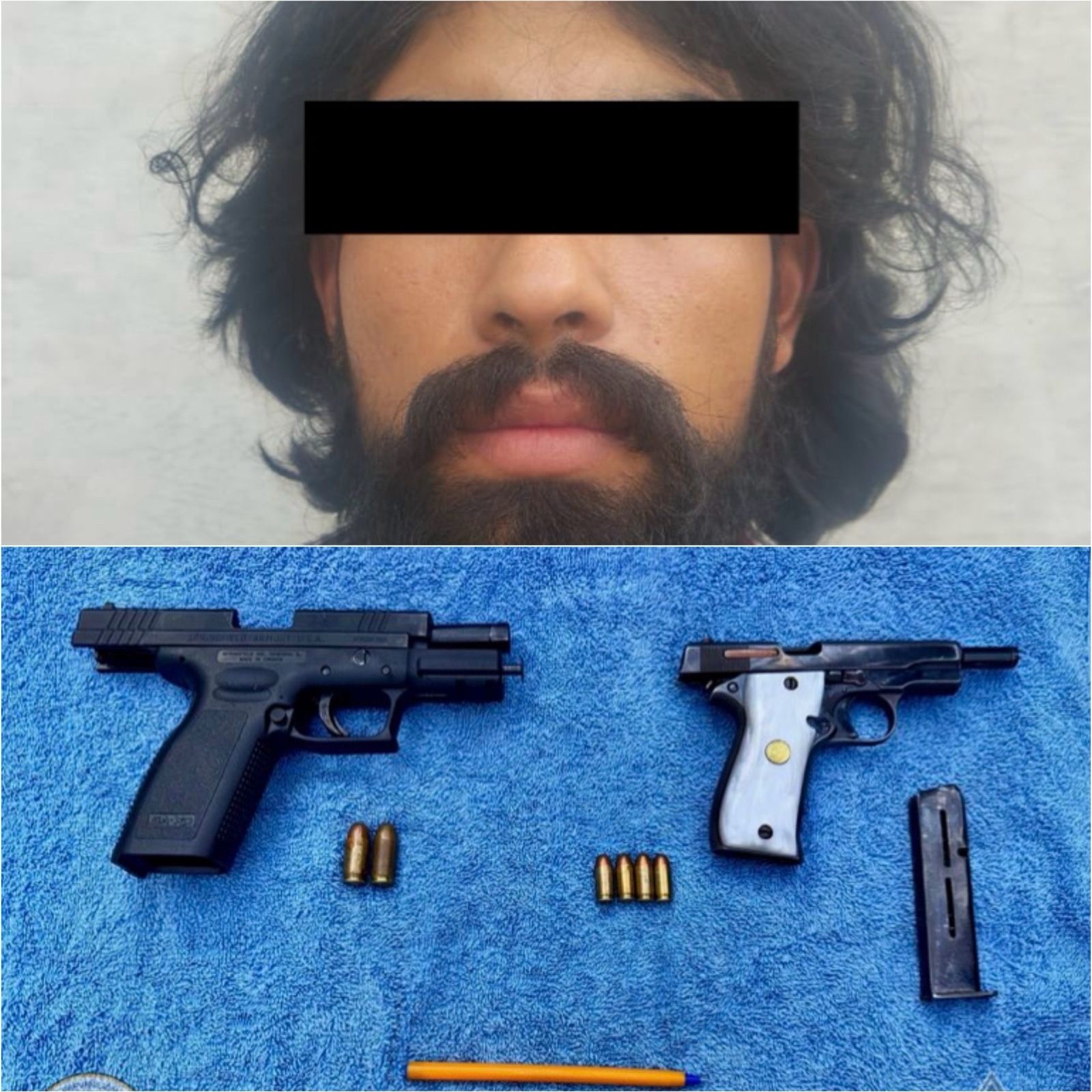 Detenido con armas en El Potrero