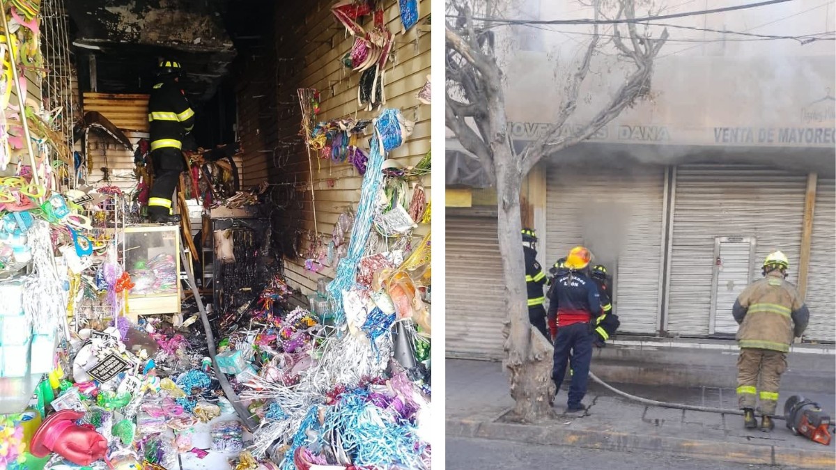 ¡Fuego! Incendio en Plaza Coliseo arrasa con local de ropa y productos para fiestas