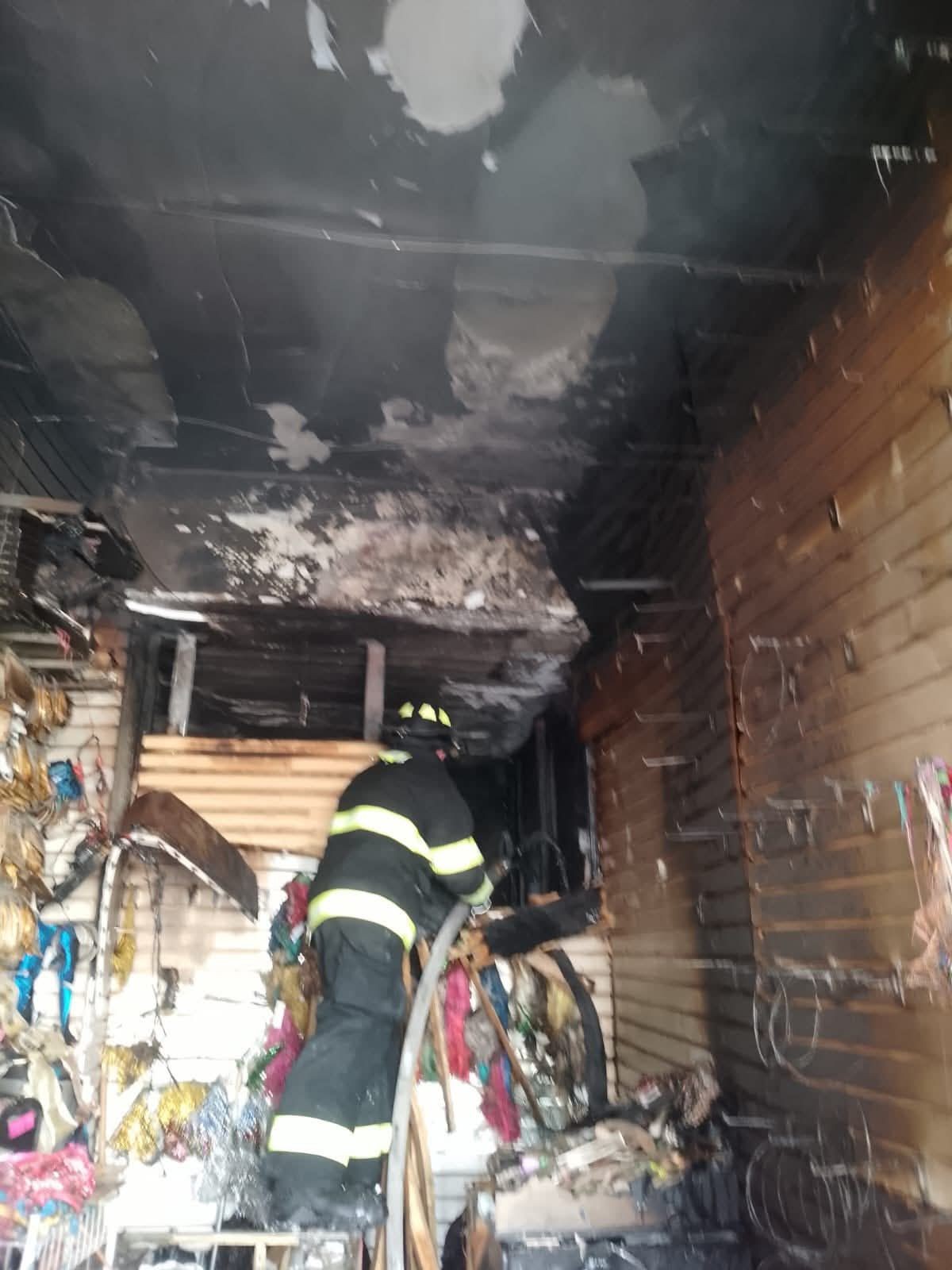 Incendio en el Mercado Comonfort