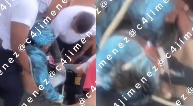 VIDEO ‘¡Sáquenlo, sáquenlo!’ Rescatan a jóvenes intoxicados de cisterna
