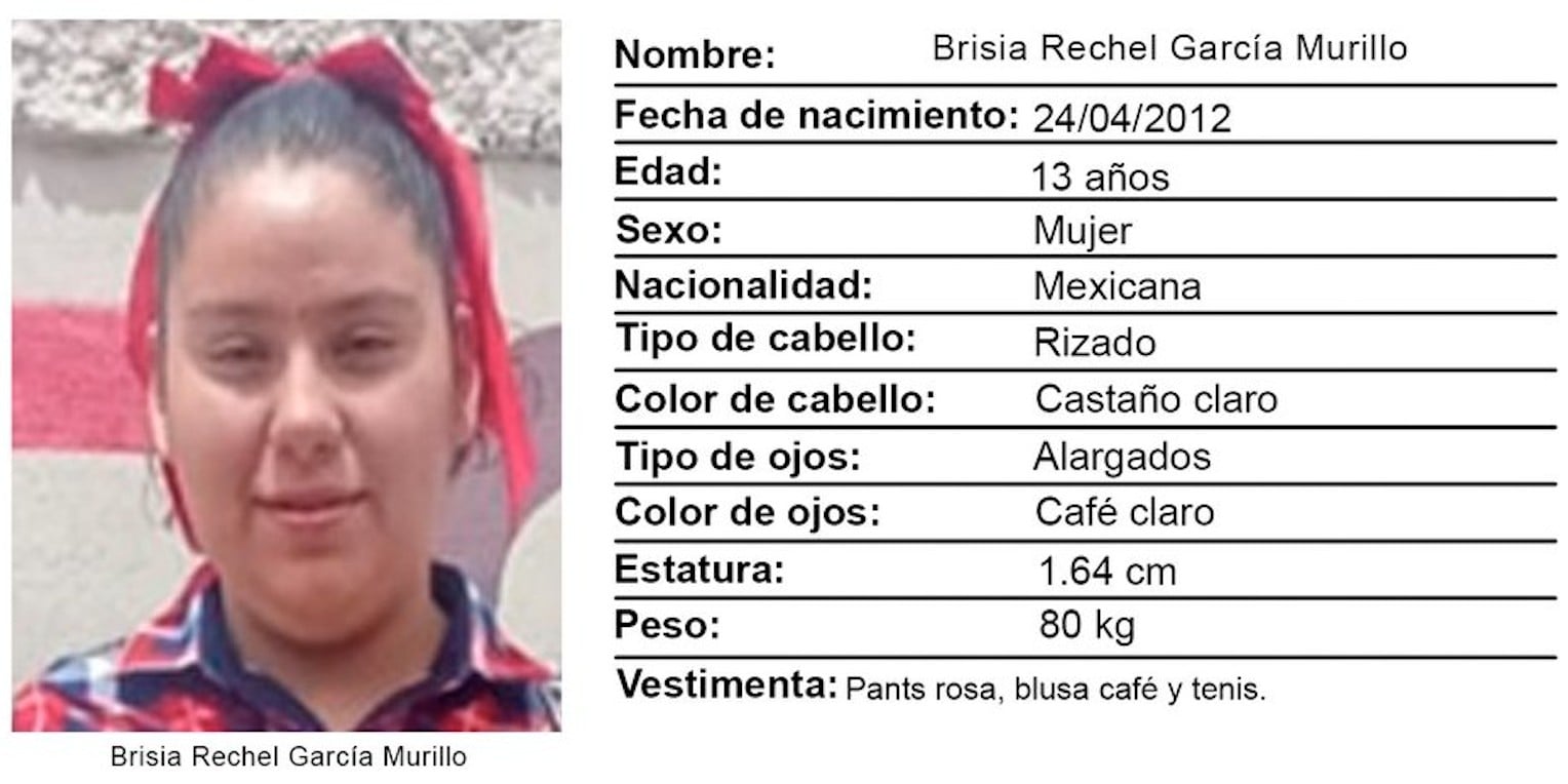 ¡Ayúdanos a encontrarla! Reportan desaparición de Brisia Rechel en León