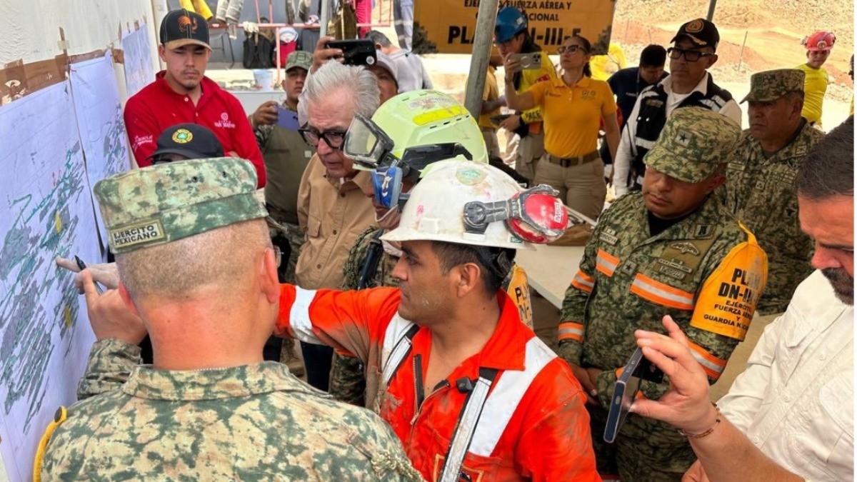 Continúa búsqueda de mineros atrapados en Sinaloa