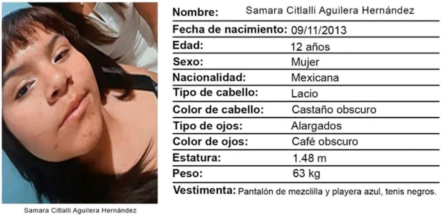 ¡Ayúdanos a encontrarla! Samara desaparece en León, activan Alerta Amber