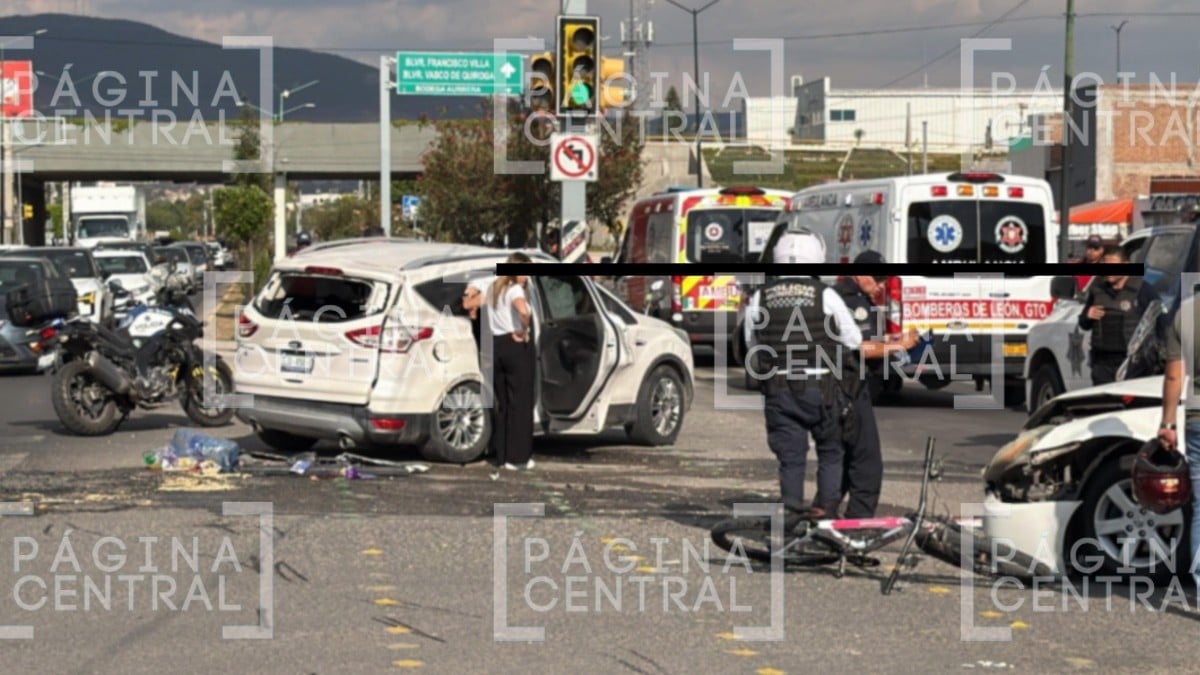 ¡Fuerte choque! Accidente vial en Bulevar José María Morelos