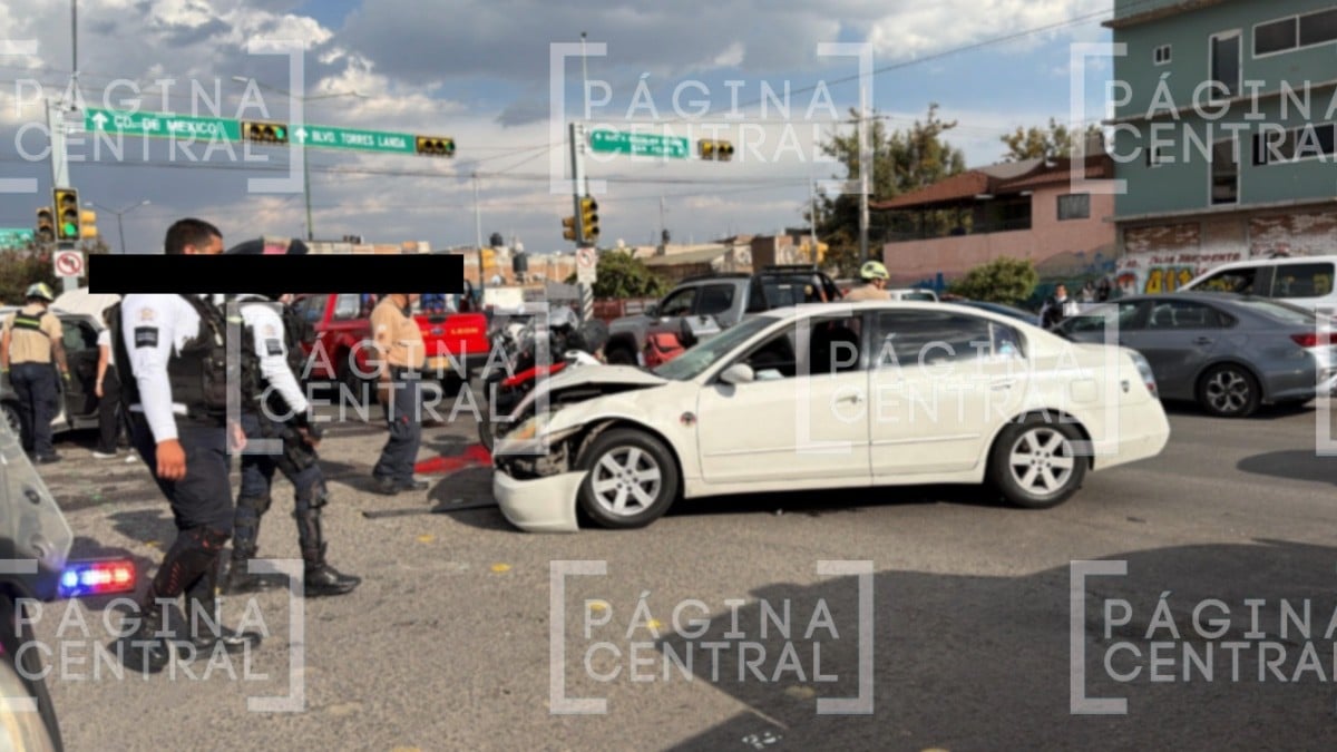 Accidente vial bulevar José María Morelos
