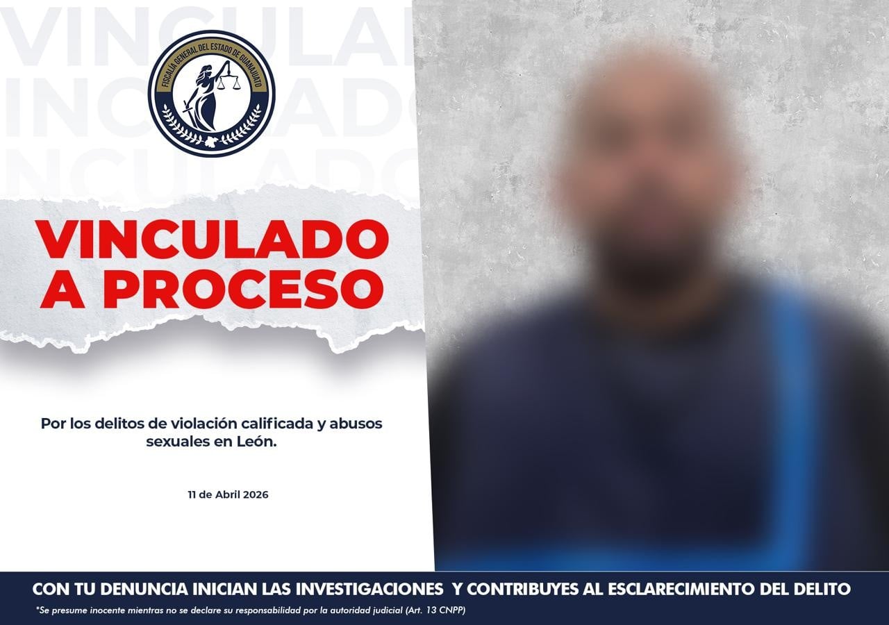 Estaba en San Luis Potosí: Vinculan a proceso a hombre por abuso sexual en León