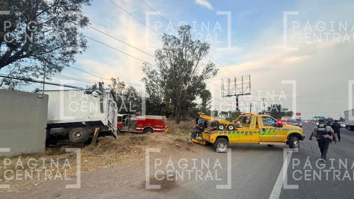 Aparatoso choque en la carretera 45