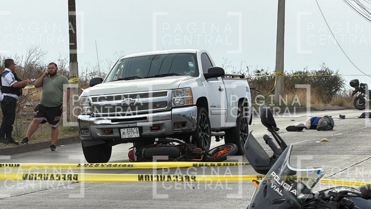 ¡Frontal y fuerte choque! Motociclista muere tras fatal accidente en bulevar Morelos