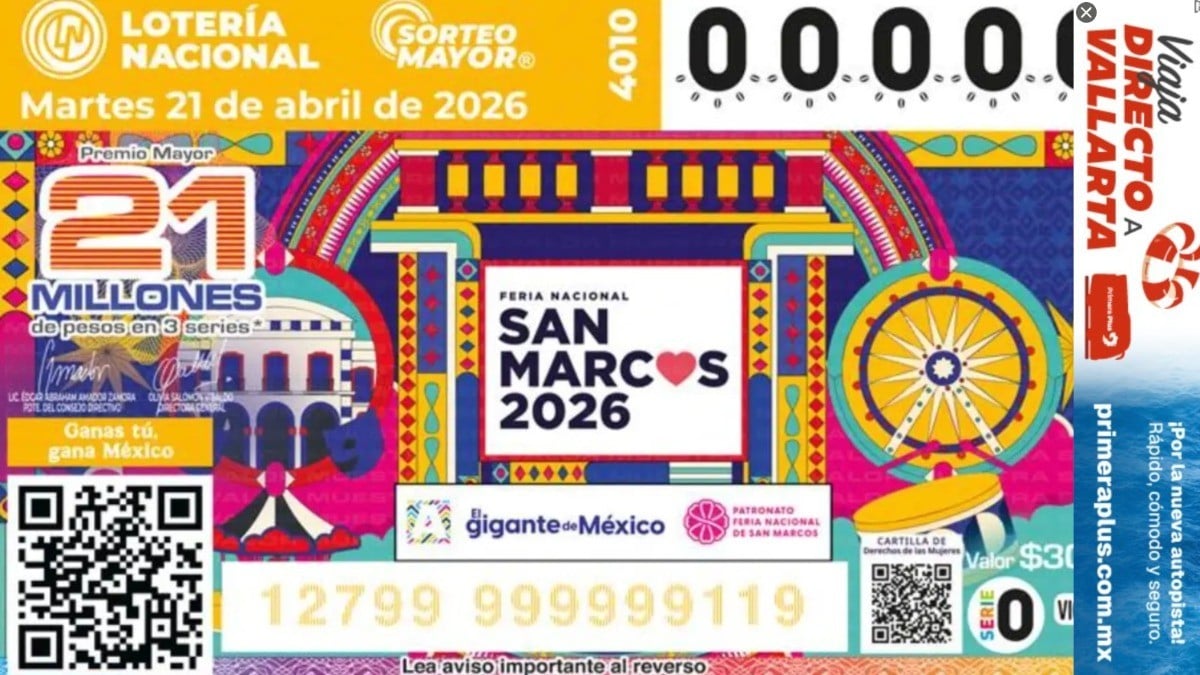 ¡Premio mayor! ¡Premio mayor! Cae ganador de la Lotería Nacional en León