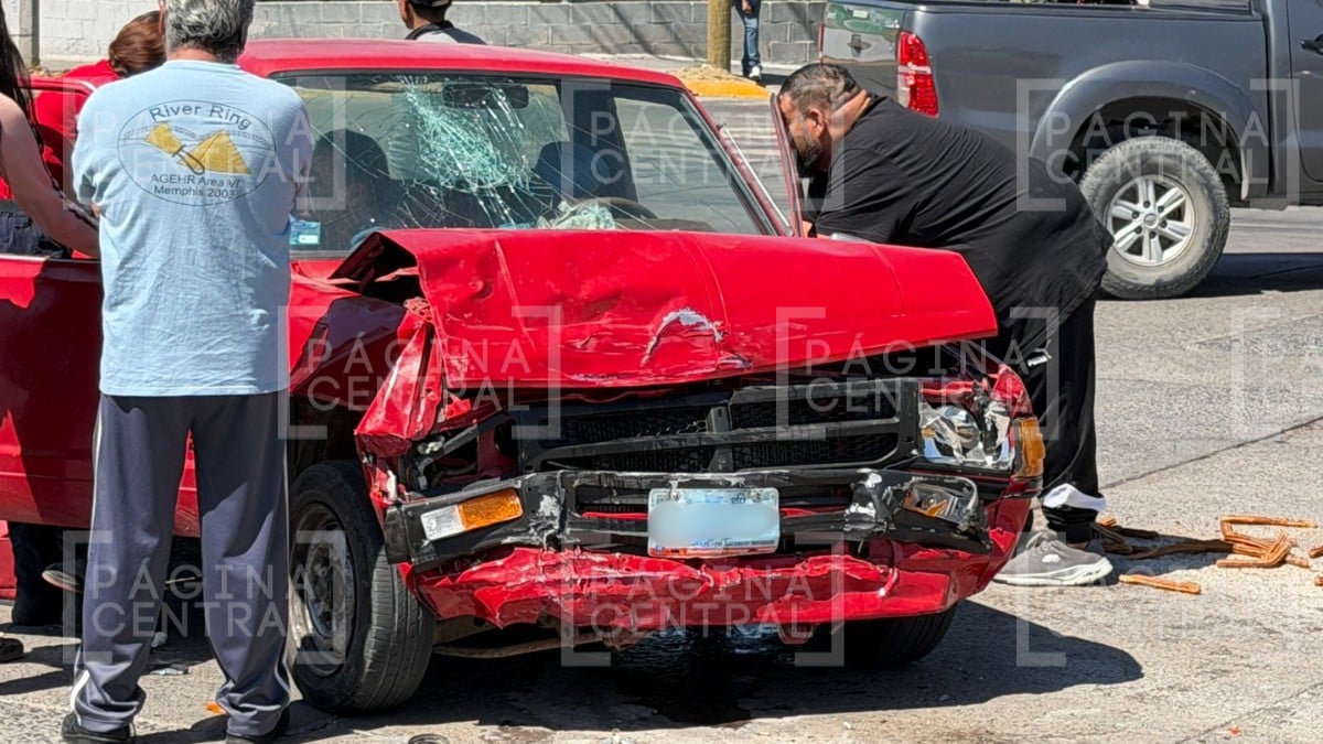 Accidente en el bulevar Caliope