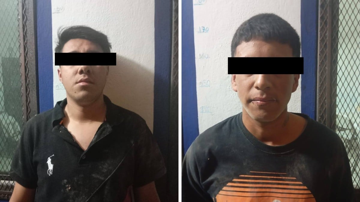 Jóvenes crean pánico en el jardín principal de San Felipe con una réplica de arma de fuego