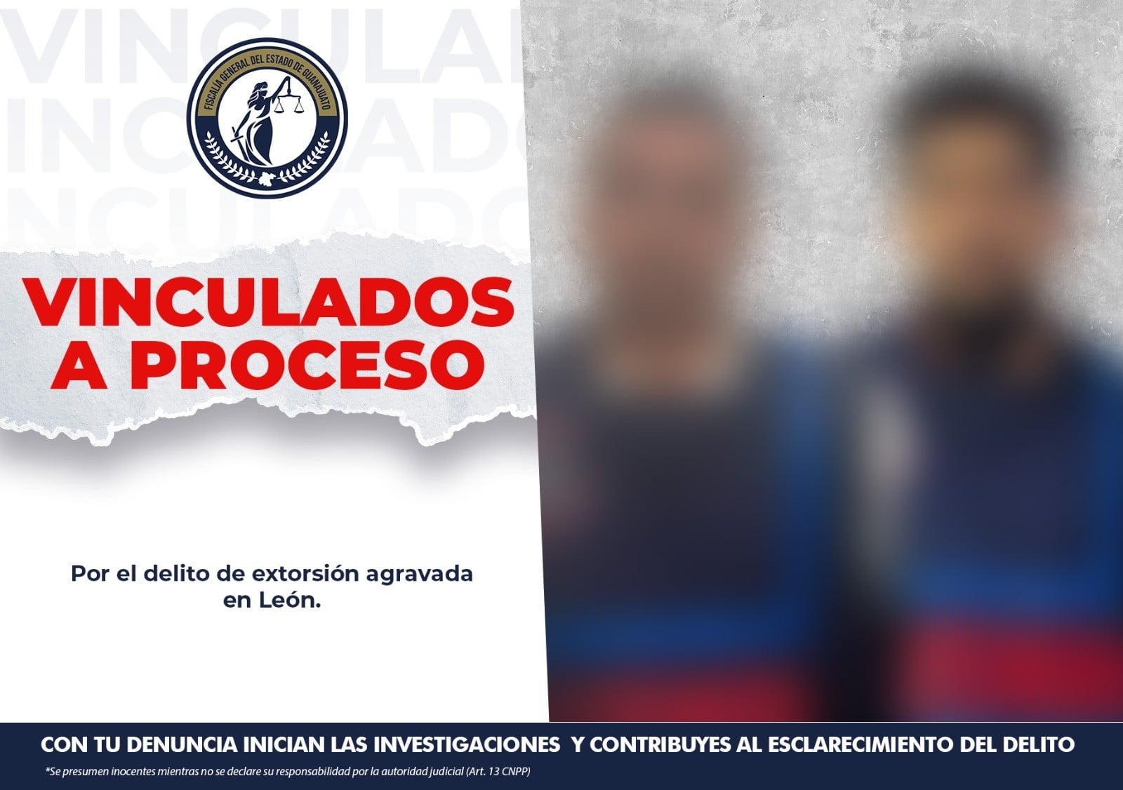 ¡Caen presuntos extorsionadores! Hostigaban a víctima en León