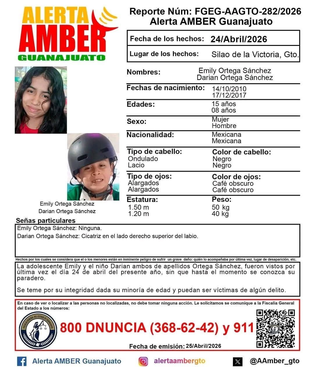 Hermanos desaparecidos