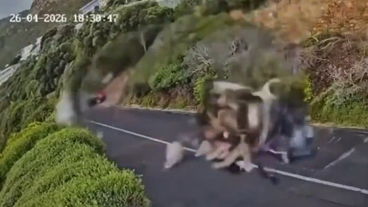 Volcadura en Sudáfrica