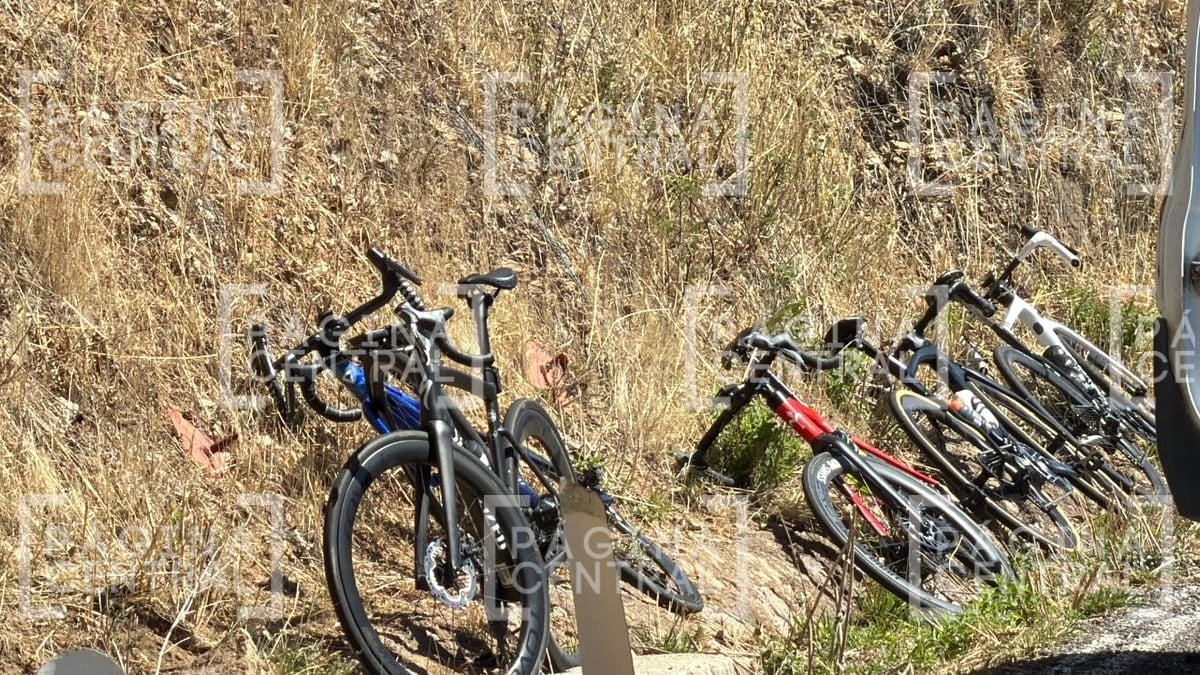Ciclista lesionado León San Felipe