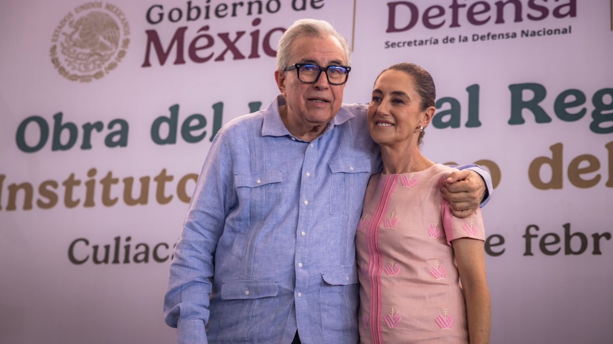Rubén Rocha Moya y Claudia Sheinbaum